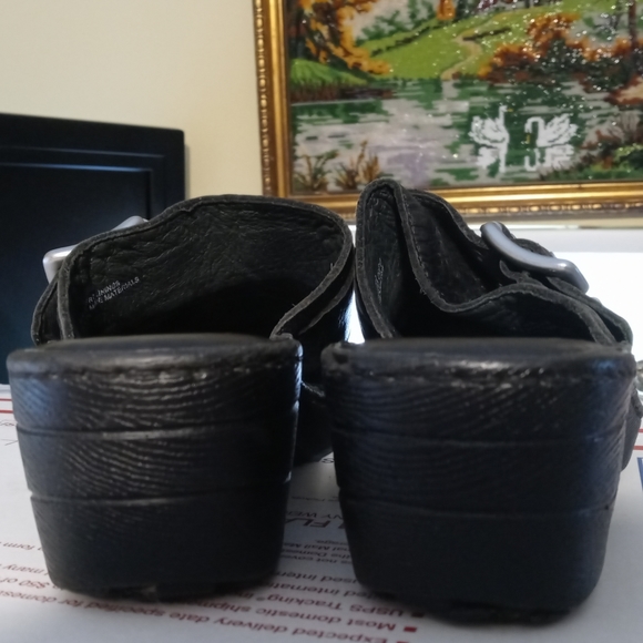 👡Born leather heeled mules Handcrafted👢Footwear,Nice Condition,Gift It. 🎁 - Picture 3 of 12